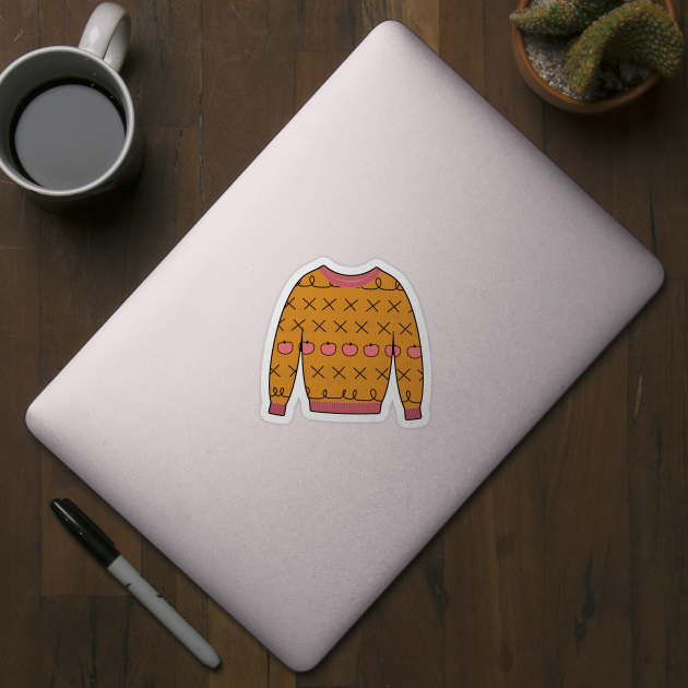 Horsin' Around Apples Sweater by katmargoli